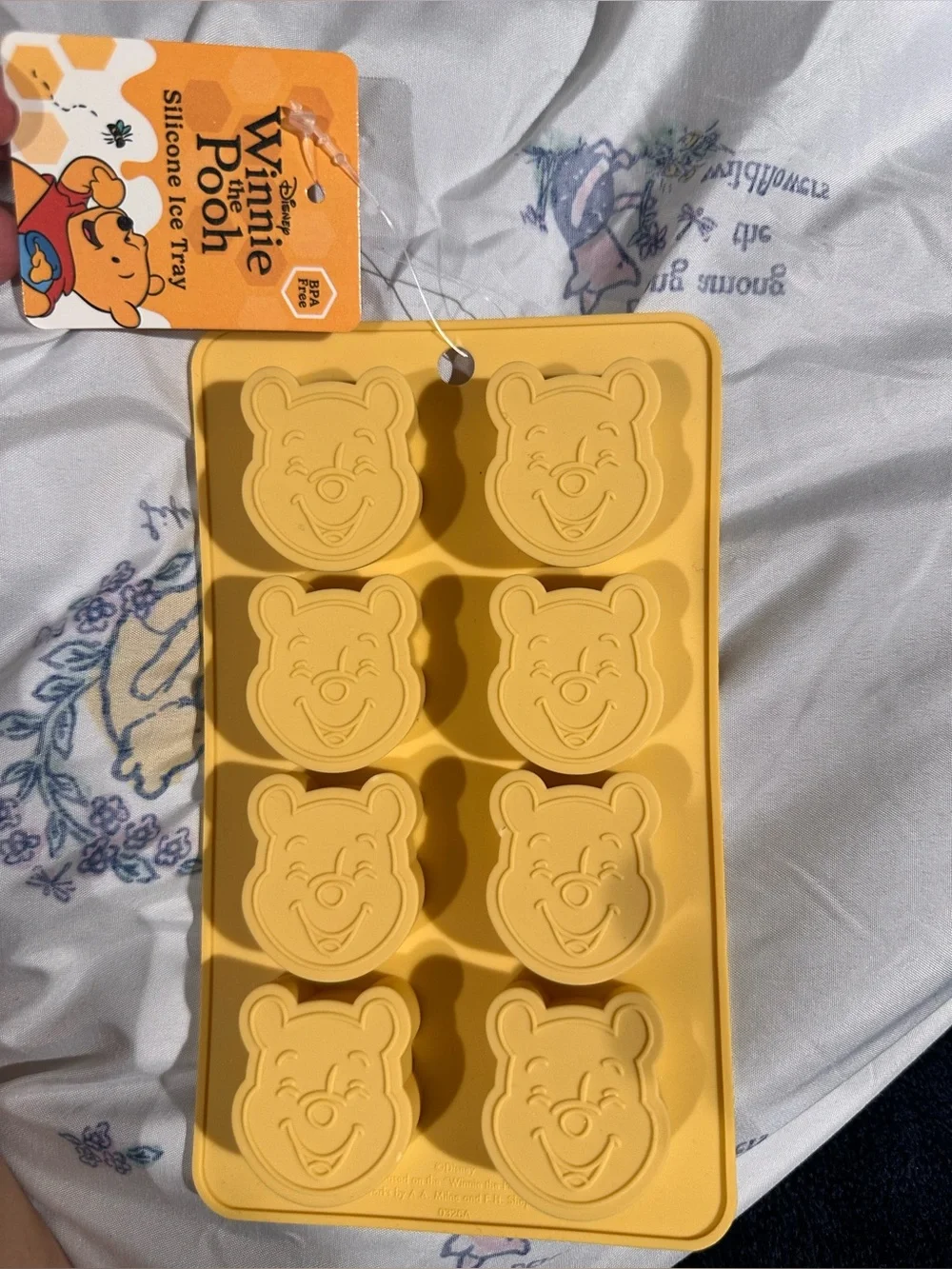 New Disney Winnie the Pooh Silicone Mold Tray - Yellow